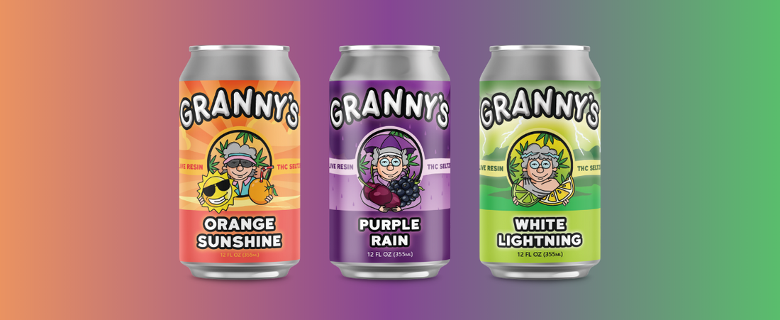 Granny’s launches live resin seltzers: these drinks hit different