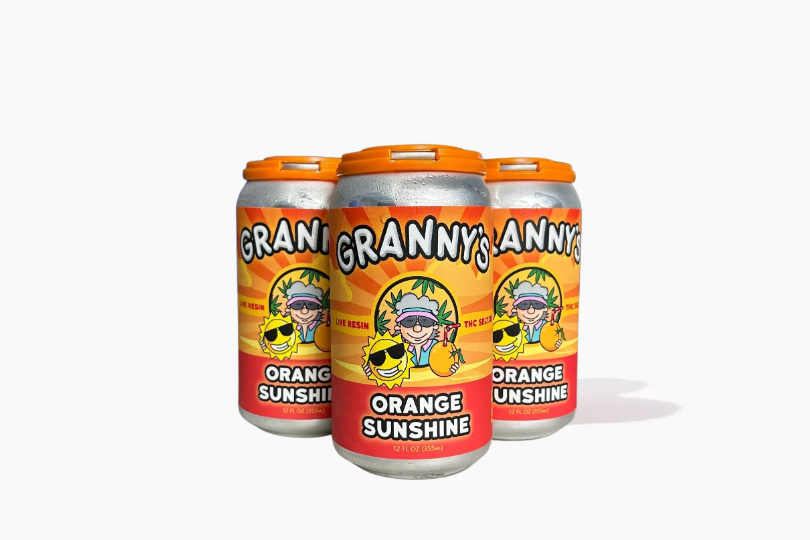 Granny's Orange Sunshine Live Resin Seltzer (4pck)
