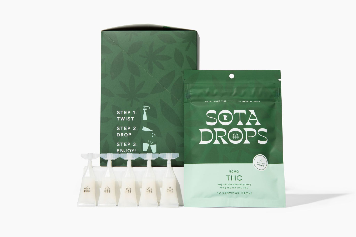 Sota Drops THC (5 Vials) Bundle Box