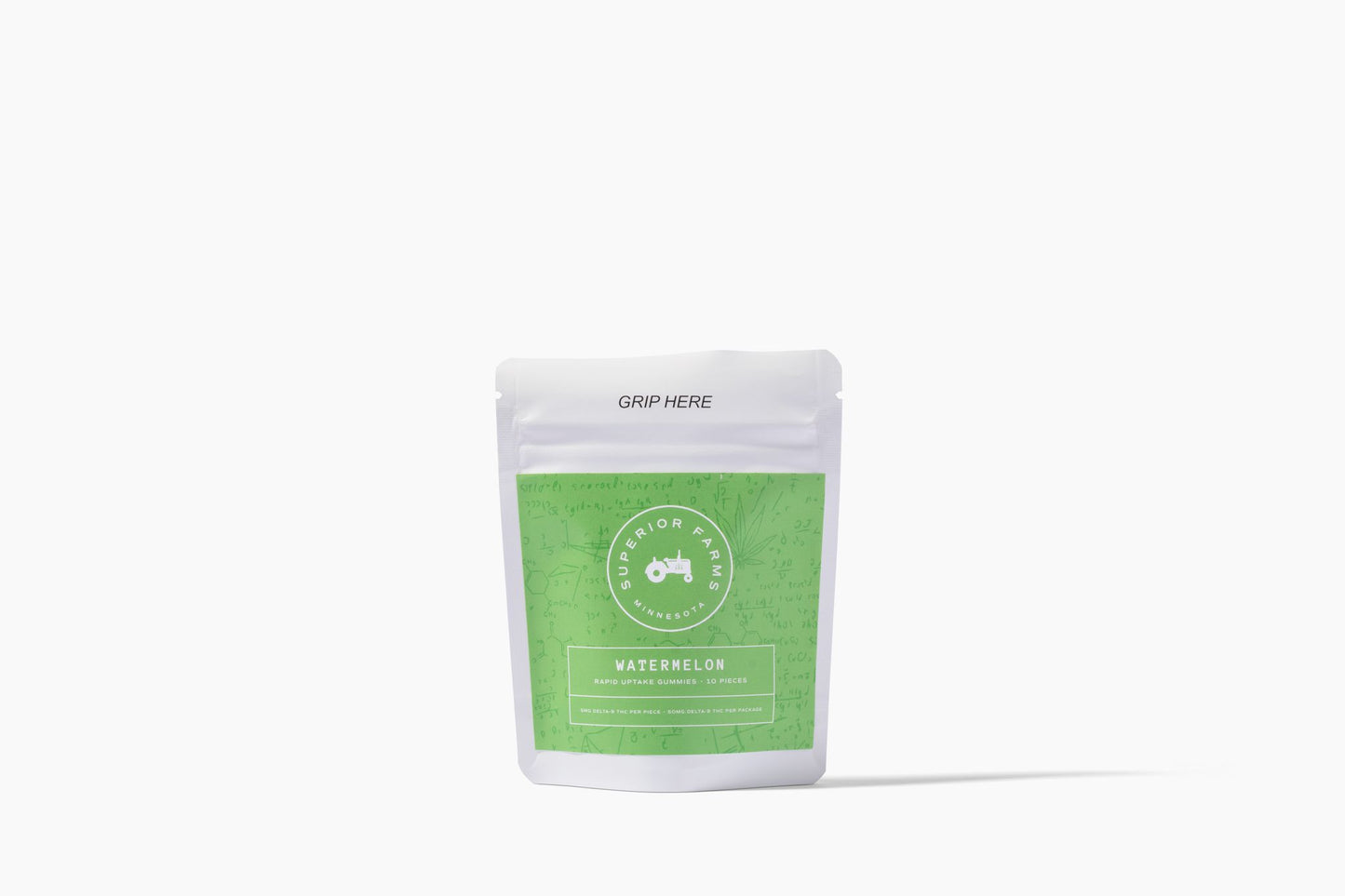 Superior Farms Hemp Derived THC Gummies, Minnesota made Delta 9 Gummies Watermelon